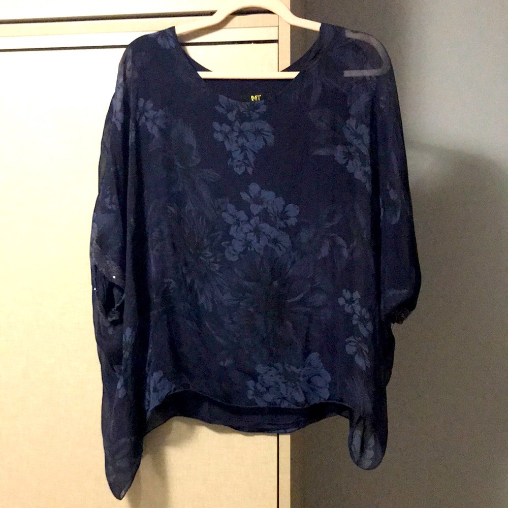 NT by Amori silk blouse size OS fits most.